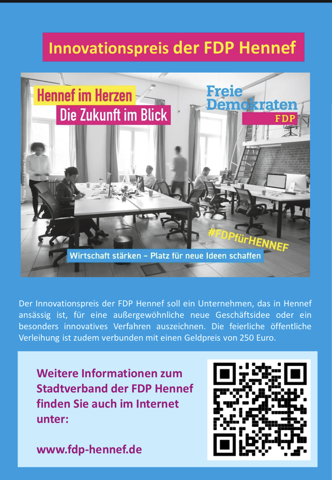 Innovationspreis der FDP Hennef