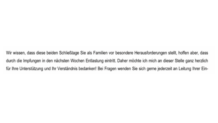Kita-Schliessung
