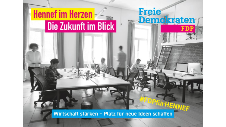 Wahlkampfplakat Wirtschaft