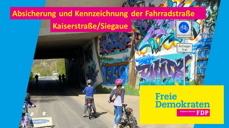 Fahrradstraße Siegaue