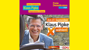 Unterstützung für Klaus Pipke