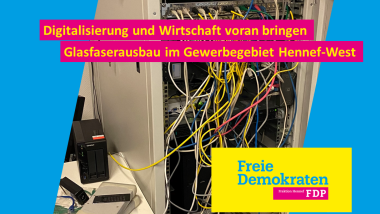Glasfaserausbau